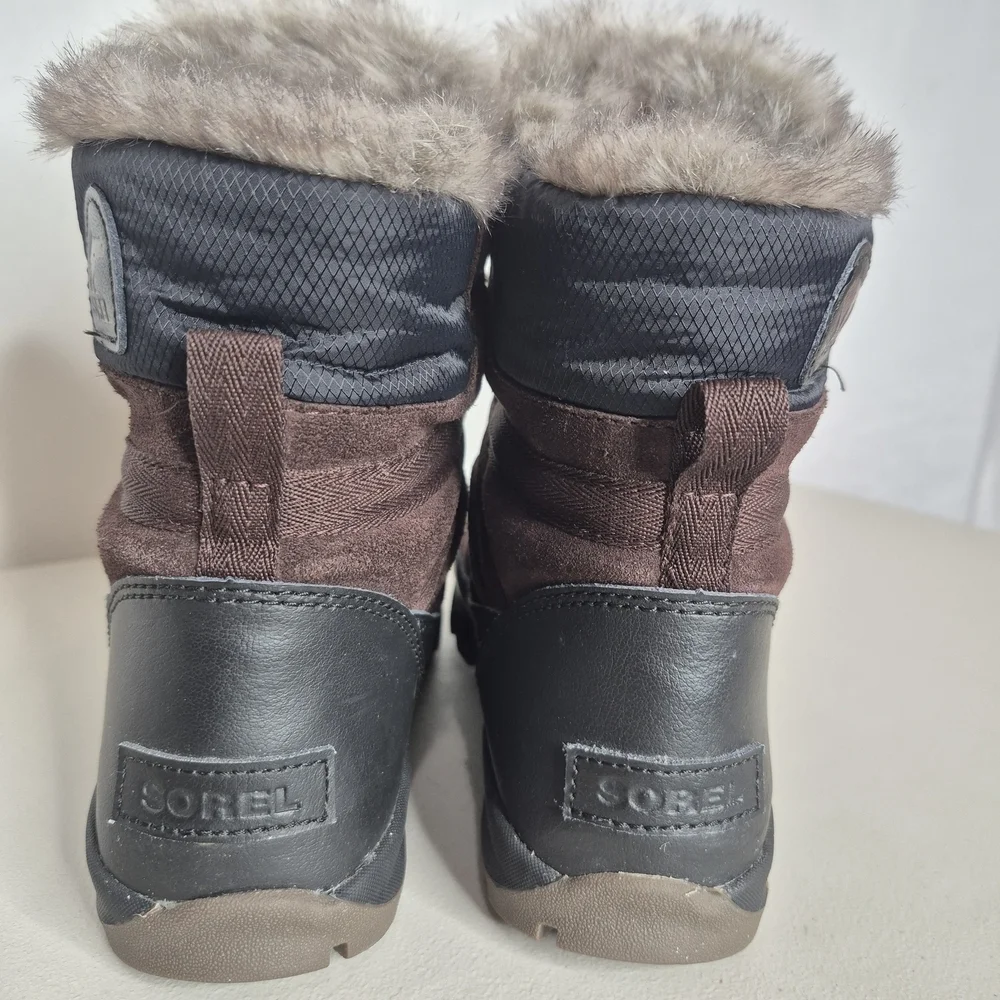 Sorel Tivoli Faux Fur Waterproof Winter Boots - Size 7